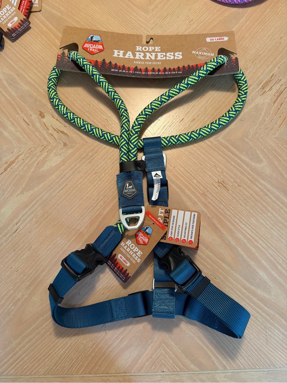 NWT NEW XXL ARCADIA TRAIL Rope Harness. Strong Well Made see pic for sizing
